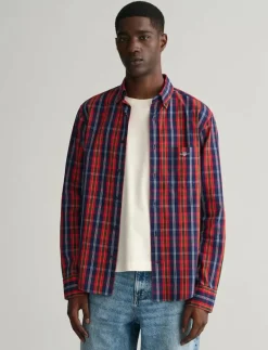 REG UT ARCHIVE POPLIN CHECK SHIRT - Rutiga skjortor|GANT Clearance