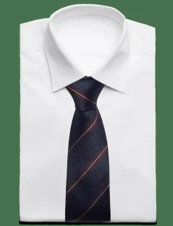 Portia 1924 Regimental Silk Tie - Slipsar BLUE Hot