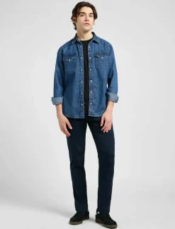 Lee Jeans REGULAR CHINO - Chinos RIVET NAVY New