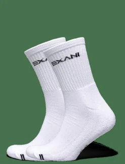 Exani REGULAR CUT SOCK 2-PACK M - Sockor WHITE Discount