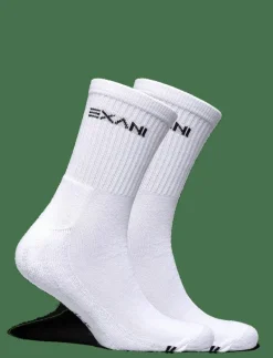 Exani REGULAR CUT SOCK 2-PACK M - Sockor WHITE Discount