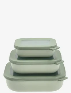 Mepal Rekt. skålset m lock Cirqula hög 3 st - Köksförvaring NORDIC SAGE New