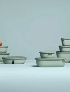 Mepal Rekt. skålset m lock Cirqula hög 3 st - Köksförvaring NORDIC SAGE New