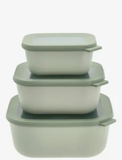 Mepal Rekt. skålset m lock Cirqula hög 3 st - Köksförvaring NORDIC SAGE Clearance