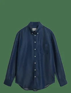 REL INDIGO SHIRT - Jeansskjortor|GANT Sale