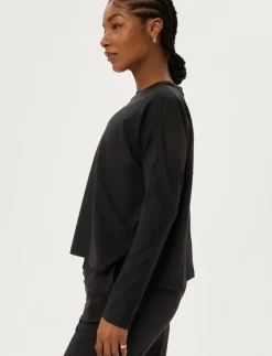 Reset Long Sleeve Tee - Långärmade tröjor|Girlfriend Collective Clearance
