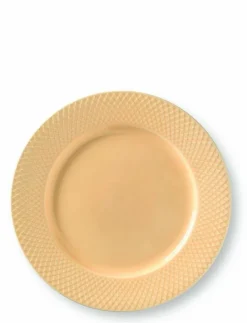 Lyngby Porcelæn Rhombe Color Middagstallrik - Mattallrikar SAND New