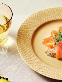 Lyngby Porcelæn Rhombe Color Middagstallrik - Mattallrikar SAND New