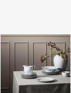 Lyngby Porcelæn Rhombe Såskanna 67 cl - Såssnipor & Såskannor WHITE Discount