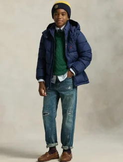 Ralph Lauren Kids Ripstop Down Hooded Jacket - Dunjackor & fodrade jackor NEWPORT NAVY Sale