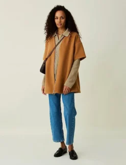 Lexington Clothing River Wool Blend Zip Cape - Ponchos & capes BEIGE Clearance