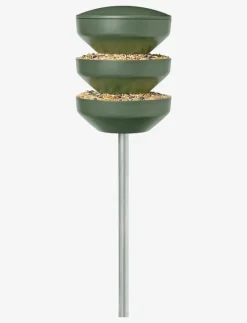 Rosendahl RO Birds Feeding station on pole H107 - Trädgårdstillbehör GREEN New