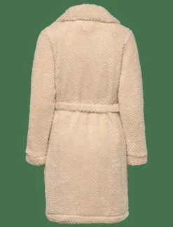 Hunkemöller Robe Zip Up Fleece - Morgonrock WHITECAP GRAY