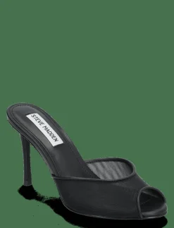 Steve Madden Rollout-M Mule - Mules med klack BLACK MESH Discount