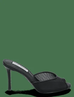 Steve Madden Rollout-M Mule - Mules med klack BLACK MESH Discount