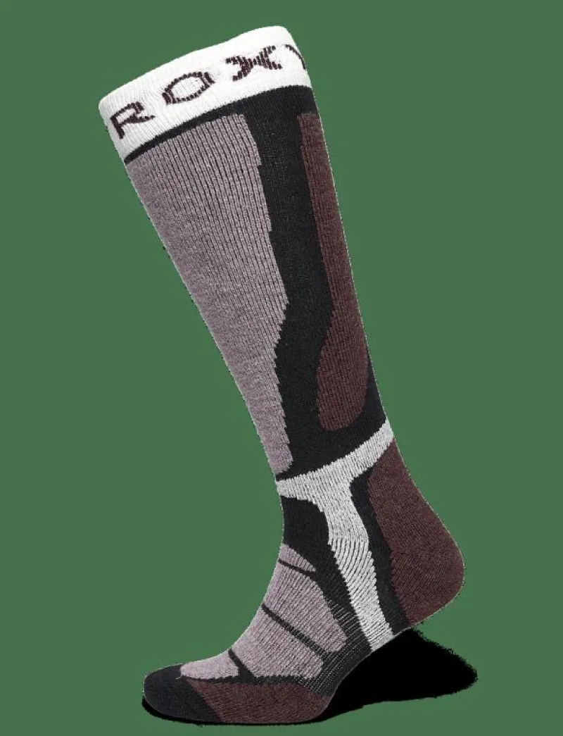 Roxy HIGH PEAK SOCKS - Strumpor TRUE BLACK Best