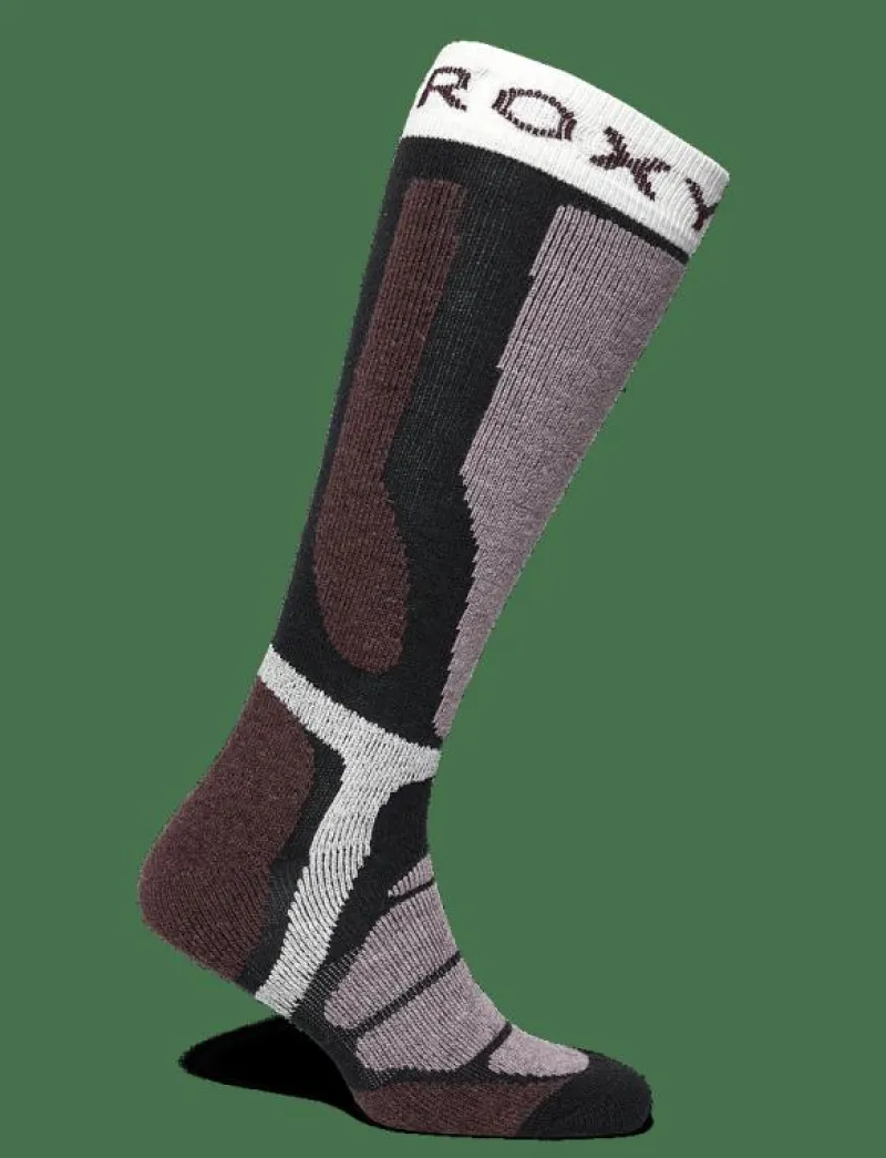Roxy HIGH PEAK SOCKS - Strumpor TRUE BLACK Best