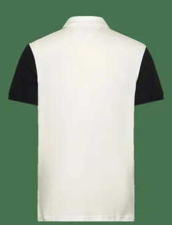 Tommy Hilfiger RWB BLOCKING REG POLO - Kortärmade pikéer ECRU Hot