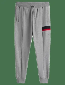 Tommy Hilfiger RWB INSERT SWEATPANTS - Joggingbyxor MEDIUM GREY HEATHER Clearance