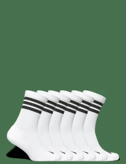 adidas Performance 3S ESS C CRW 6P - Strumpor WHITE/BLACK/BLACK Discount