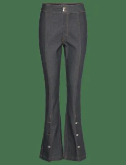 90s Stretch Button Front Jeans - Utsvängda jeans|Filippa K Outlet