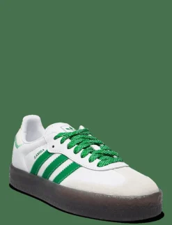 adidas Originals SAMBAE W - Låga sneakers FTWWHT/GREEN/OWHITE Online