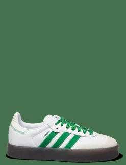 adidas Originals SAMBAE W - Låga sneakers FTWWHT/GREEN/OWHITE Online