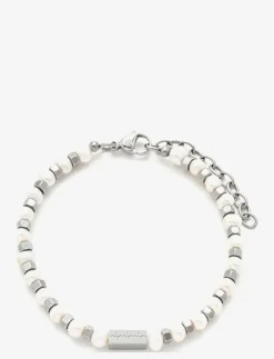 Samie - Bracelet in white and steel - Armband SWS Best