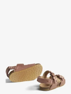 Wheat Sandal Clare Flower - Sandaler OLD ROSE New