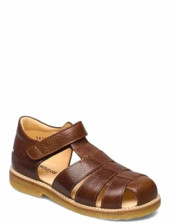 ANGULUS Sandals - flat - closed toe - - Sandaler 2509 COGNAC Hot