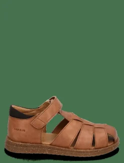 ANGULUS Sandals - flat - closed toe - - Sandaler 1789/1779 TAN/DARK BROWN Online