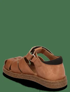 ANGULUS Sandals - flat - closed toe - - Sandaler 1789/1779 TAN/DARK BROWN Online