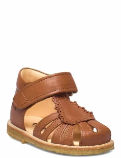 ANGULUS Sandals - flat - closed toe - - Sandaler 1545 COGNAC Clearance