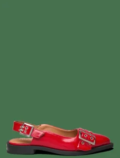 Pavement Saso Slingback - Platta slingbacks RED PATENT Discount