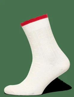 Becksöndergaard Scallop Sock - Sockor BIRCH WHITE Clearance