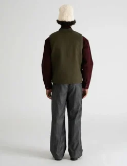 Prohibited Scout Fleece Vest - Vadderade västar GREEN Sale