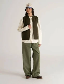 Prohibited Scout Fleece Vest - Vadderade västar GREEN Sale