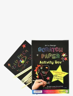 SCRATCH IT 50pcs A5 - Målar- & pysselböcker|Robetoy Clearance