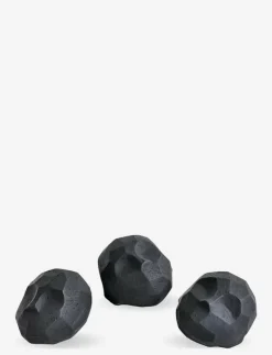 Cooee Design Sculpture Pebble Head - Skulpturer & Porslinsfigurer BLACK Clearance