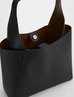 ATP Atelier Sensano Double Faced Nappa - Shoppers BLACK New