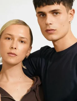 Pilgrim SENSE hoop earrings, 2-in-1 set, silver-plated - Hoops SILVER PLATED Hot