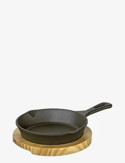 küchenprofi Serveringspanna, rund, m/träfat - Stekpannor BLACK Discount