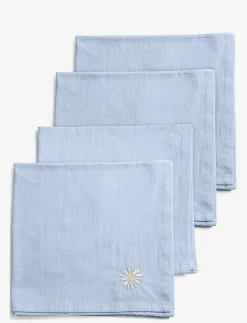 Servetter 4-pack Daisy - Tygservetter|Midnatt Best