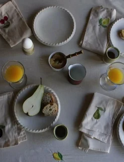 Midnatt Servetter 4-pack Tutti Frutti - Tygservetter BEIGE New