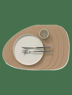 LIND DNA 4-Set Table Mat Curve Nupo - Servering NOUGAT Sale