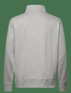 GANT SHIELD LOGO HALF ZIP SWEAT - Sweatshirts LIGHT GREY MELANGE Discount