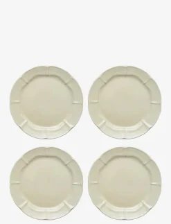 Aida SØHOLM Solvej lunch plate 4 pcs - Assietter CREAMY SAND Clearance