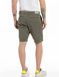 Shorts SLIM - Chinos shorts|Replay Outlet