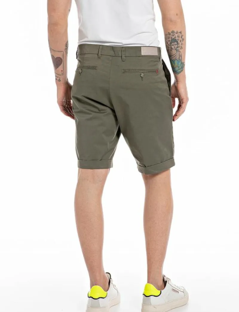 Shorts SLIM - Chinos shorts|Replay Outlet