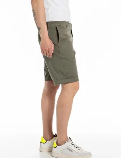 Shorts SLIM - Chinos shorts|Replay Outlet